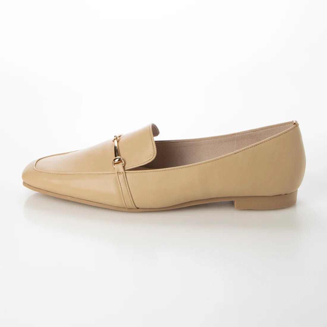 日本製 Launa lea 金扣樂福鞋 (457A) (杏色/L Beige)