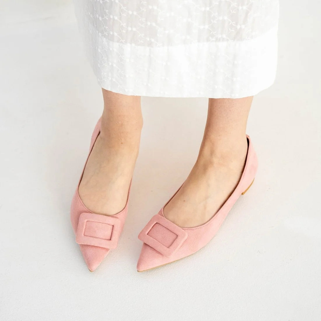 日本製 Launa lea 帶扣尖頭高跟鞋 (0459) Pink