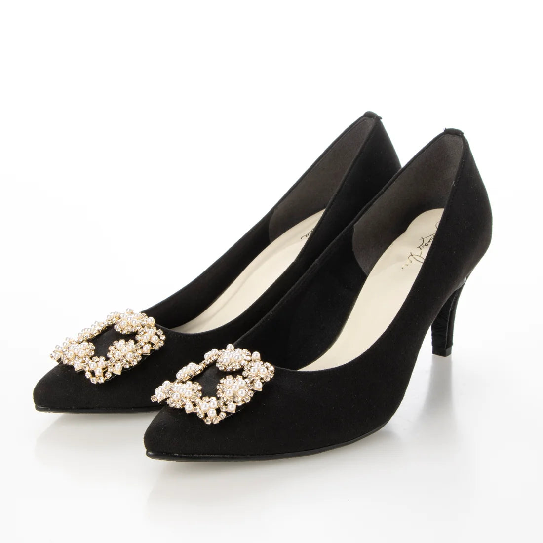 日本製 Launa lea Bijou 尖頭高跟鞋(0484)Black