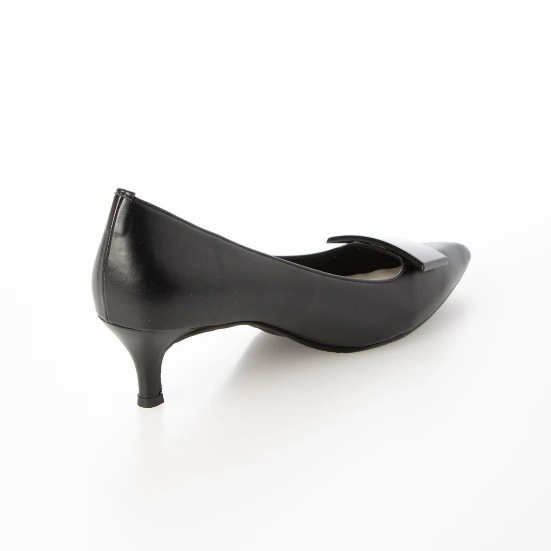 日本製 Launa Lea 5cm方扣尖頭高跟鞋 (573) (黑色 / Black)