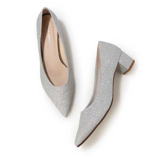 【新品預訂】日本製 Lauf Oletta 4.5cm踭尖頭高跟鞋(LH125 Silver-Z) (銀色)