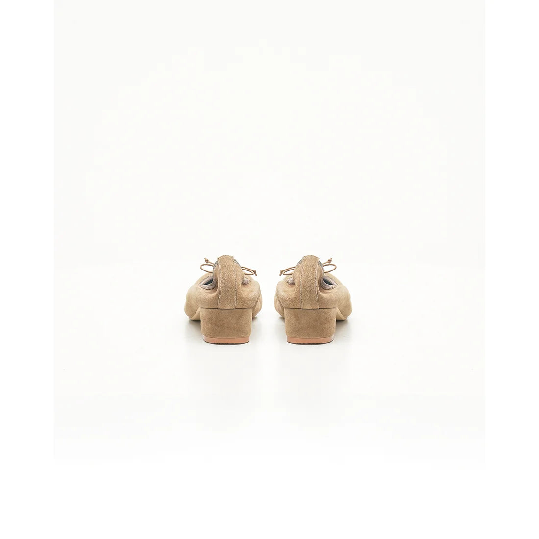 【新品預訂】日本製Emma Francis 真皮防潑水3cm踭絨面芭蕾舞鞋(炭灰色)(3001c-L S155) Charcoal Grey