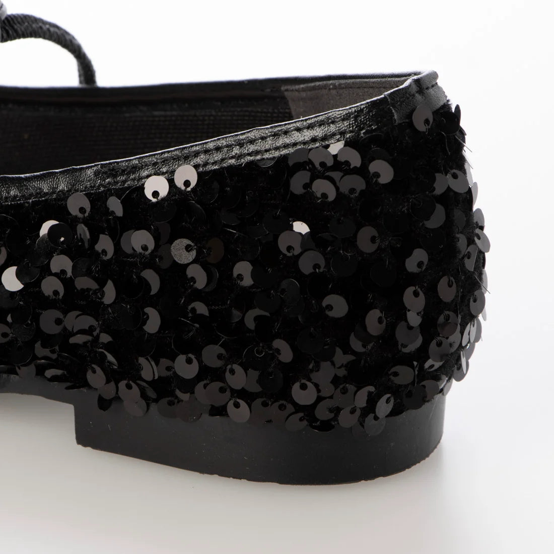 日本製Launa lea 亮片芭蕾平底鞋 (B7608A) (Black Z)