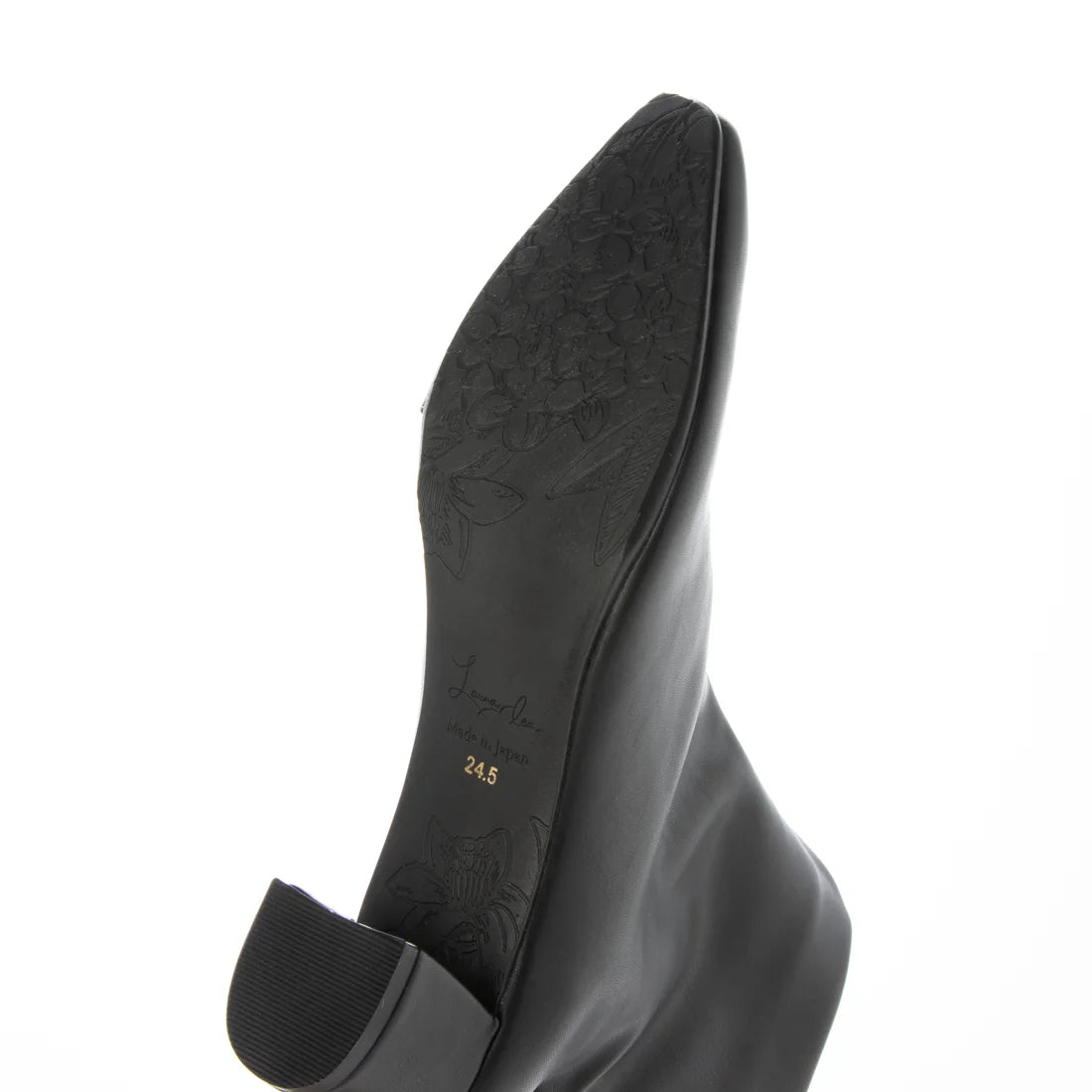 【新品預訂】日本製 Launa Lea 4cm 彈性方頭短靴 (587)(黑色/Black)