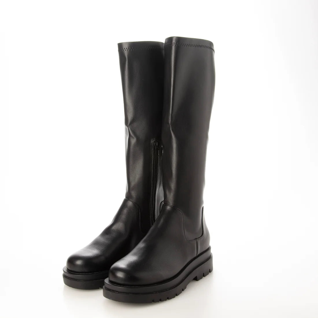 【新品現貨】 Launa Lea 4.5cm踭厚底伸縮長靴 (S123)(黑色 / Black)