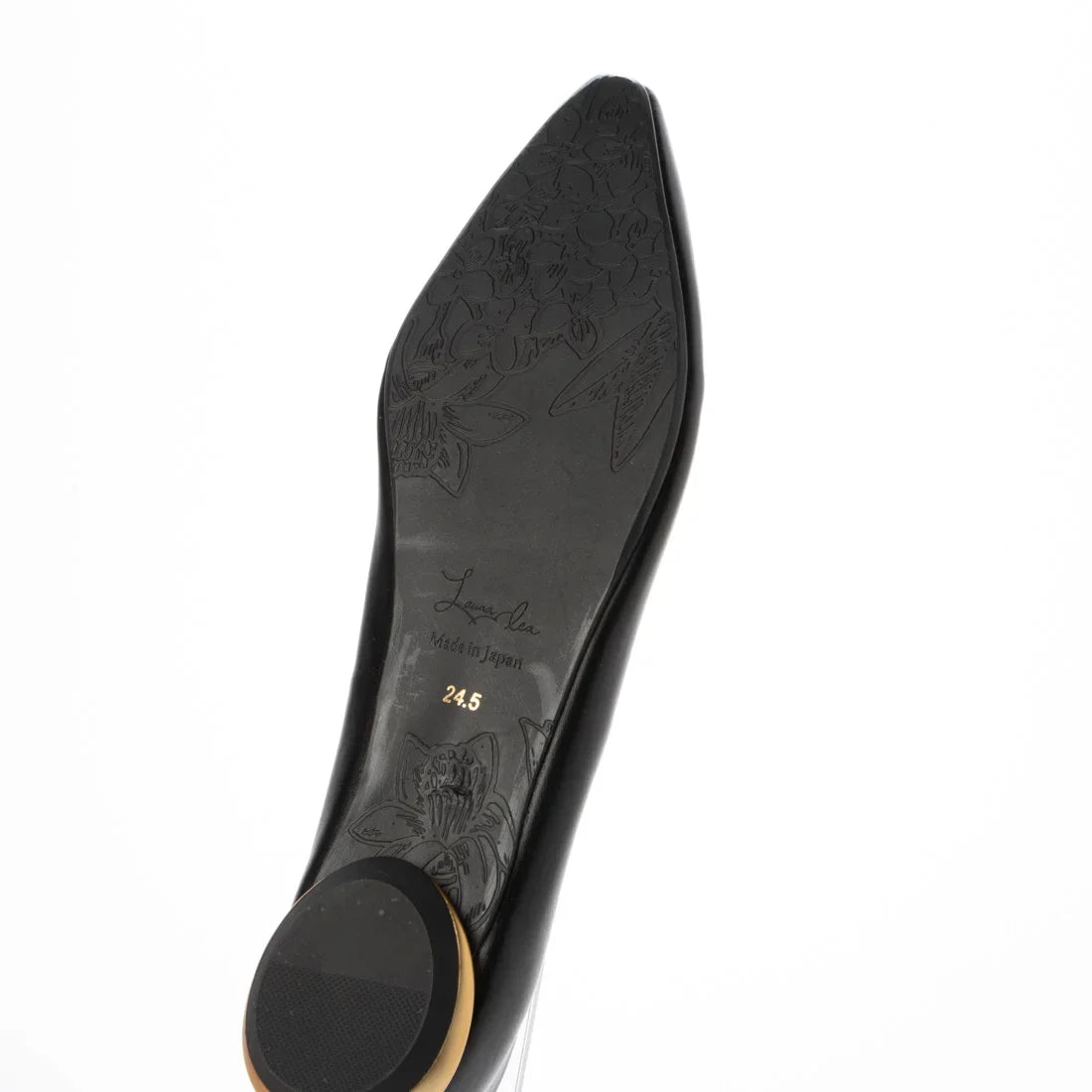 日本製 Launa lea 方扣平底樂福鞋( 576 ) (黑色/Black)
