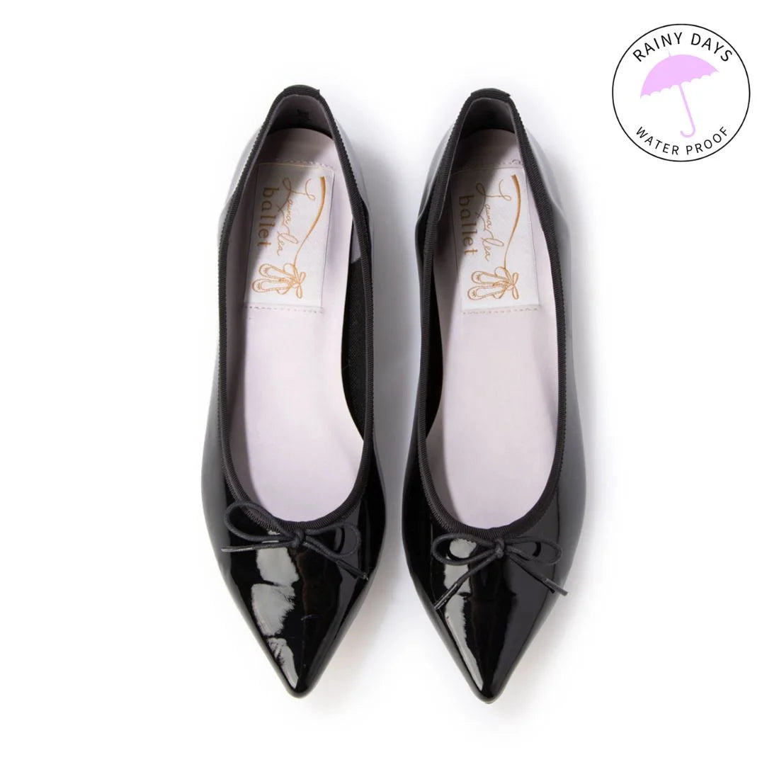 日本製 Launa lea 尖頭芭蕾舞鞋 (RB4401A) Black E