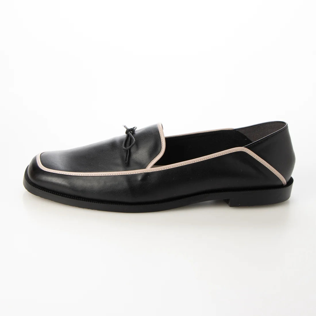 日本製 Launa Lea 蝴蝶結方頭 Loafer (0504) Black C