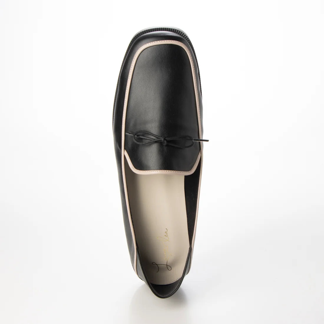 日本製 Launa Lea 蝴蝶結方頭 Loafer (0504) Black C