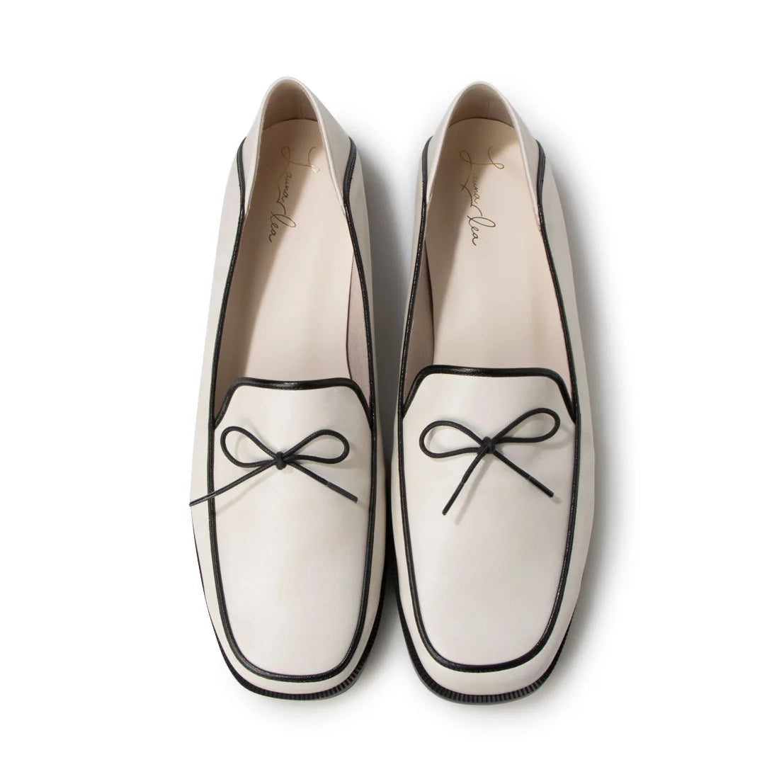 日本製 Launa Lea 蝴蝶結方頭 Loafer (0504) Ivory C