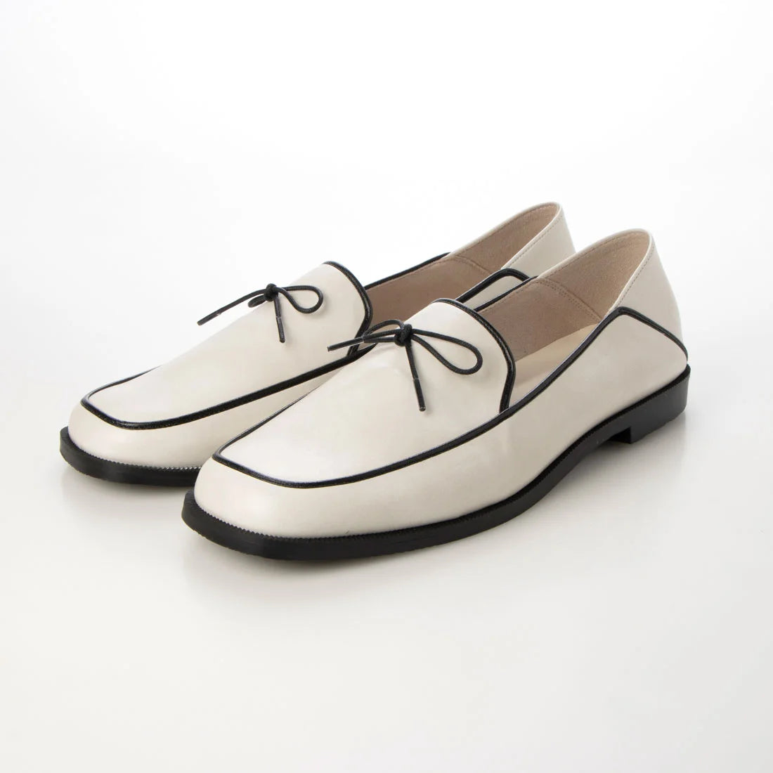 日本製 Launa Lea 蝴蝶結方頭 Loafer (0504) Ivory C