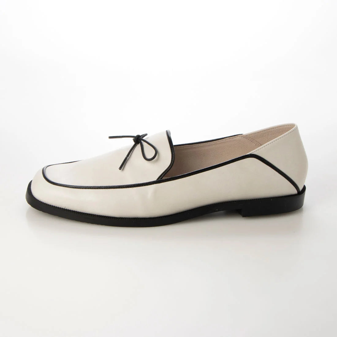 日本製 Launa Lea 蝴蝶結方頭 Loafer (0504) Ivory C