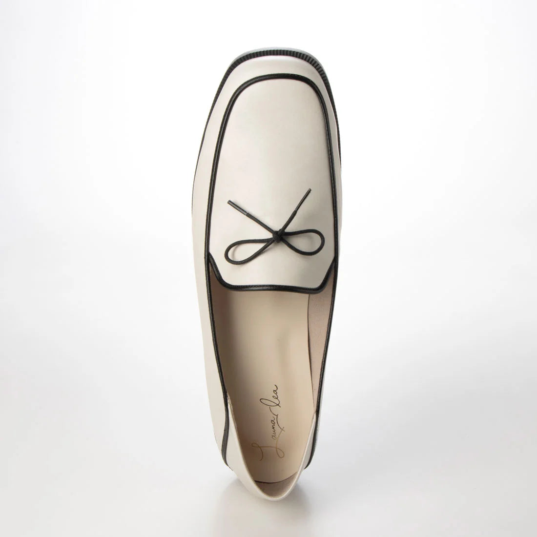 日本製 Launa Lea 蝴蝶結方頭 Loafer (0504) Ivory C