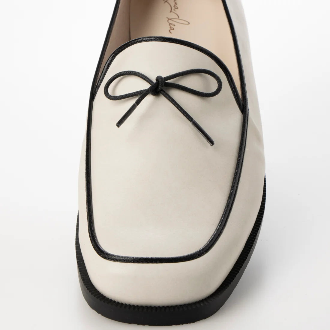 日本製 Launa Lea 蝴蝶結方頭 Loafer (0504) Ivory C