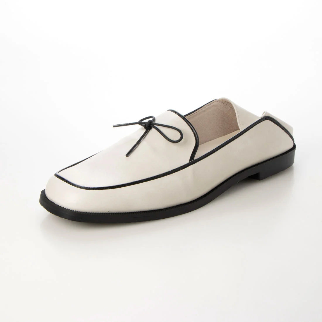 日本製 Launa Lea 蝴蝶結方頭 Loafer (0504) Ivory C