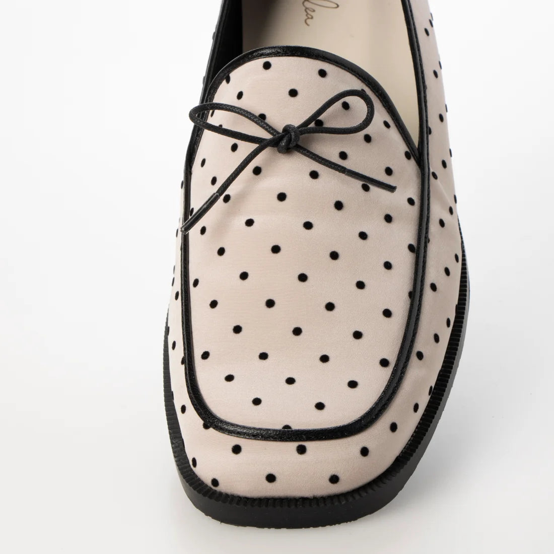日本製 Launa Lea 蝴蝶結方頭 Loafer (0504) Pink Beige Z/C