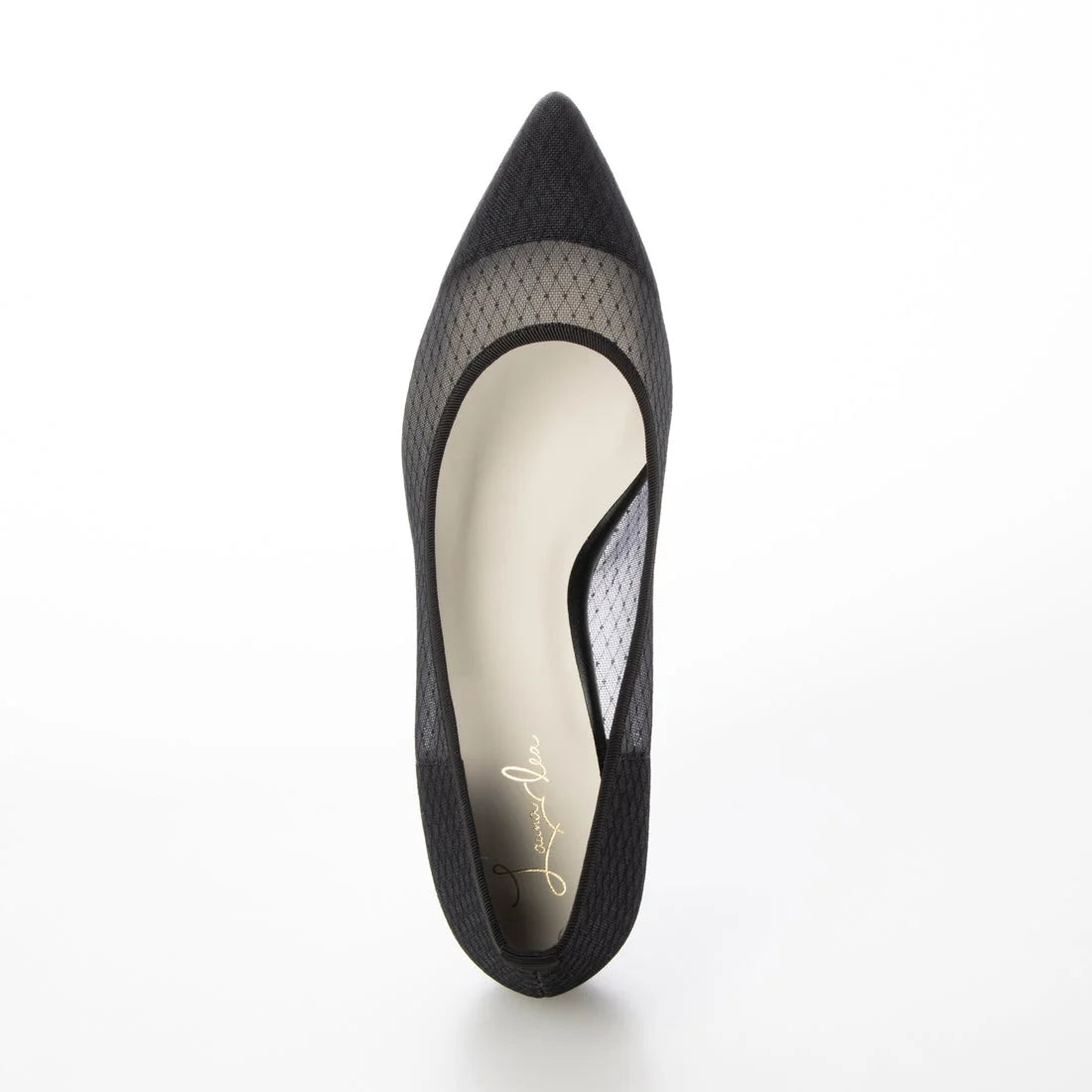 日本製 Launa Lea 輕紗尖頭高跟鞋 (0507) Black Z