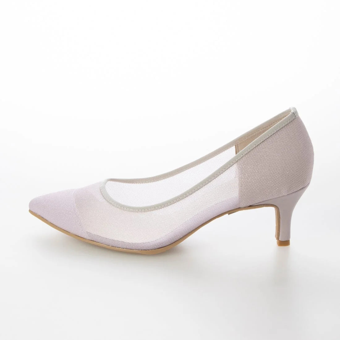 日本製 Launa Lea 輕紗尖頭高跟鞋 (0507) Lavender Z