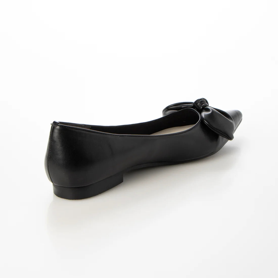 日本製 Launa Lea 尖頭絲帶平底鞋 (0509) Black