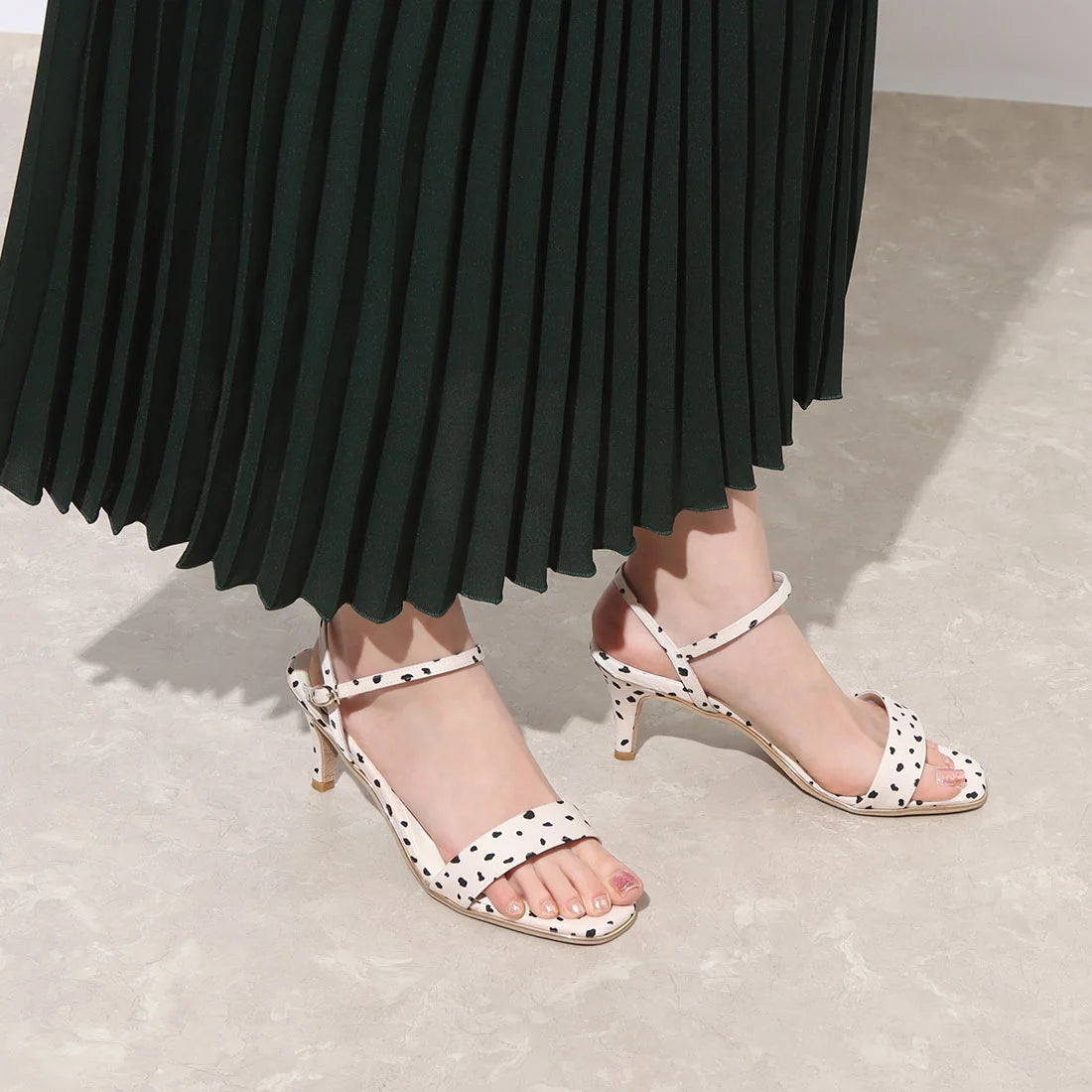 日本製 Launa Lea 幼帶鞋跟涼鞋 (0515) Lavender S