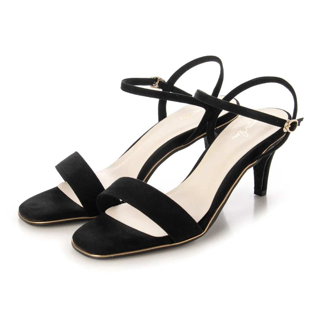日本製 Launa Lea 幼帶鞋跟涼鞋 (0515) Black S