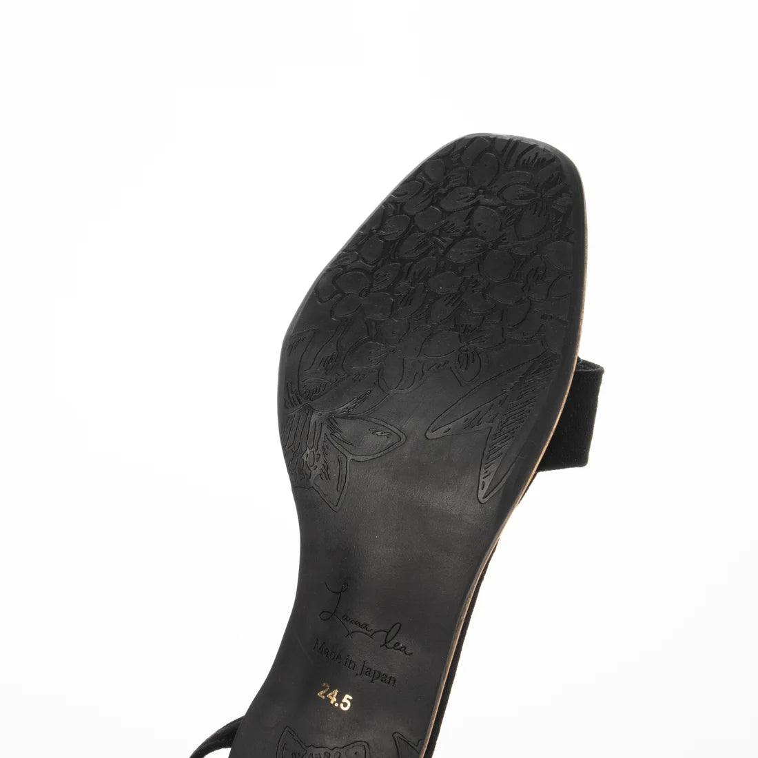 日本製 Launa Lea 幼帶鞋跟涼鞋 (0515) Black S