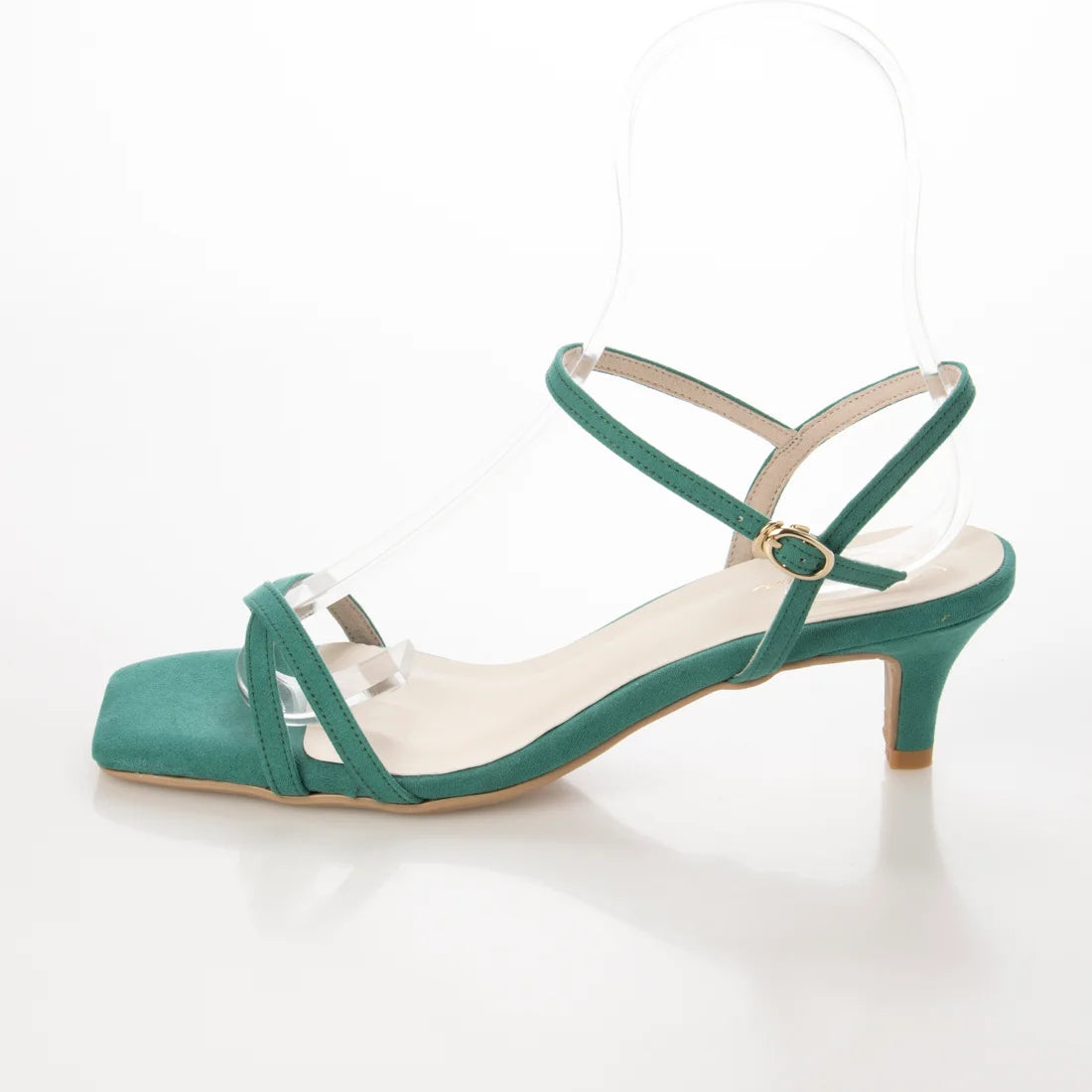 日本製 Launa Lea 雙交叉帶鞋跟涼鞋 (0517) Green S