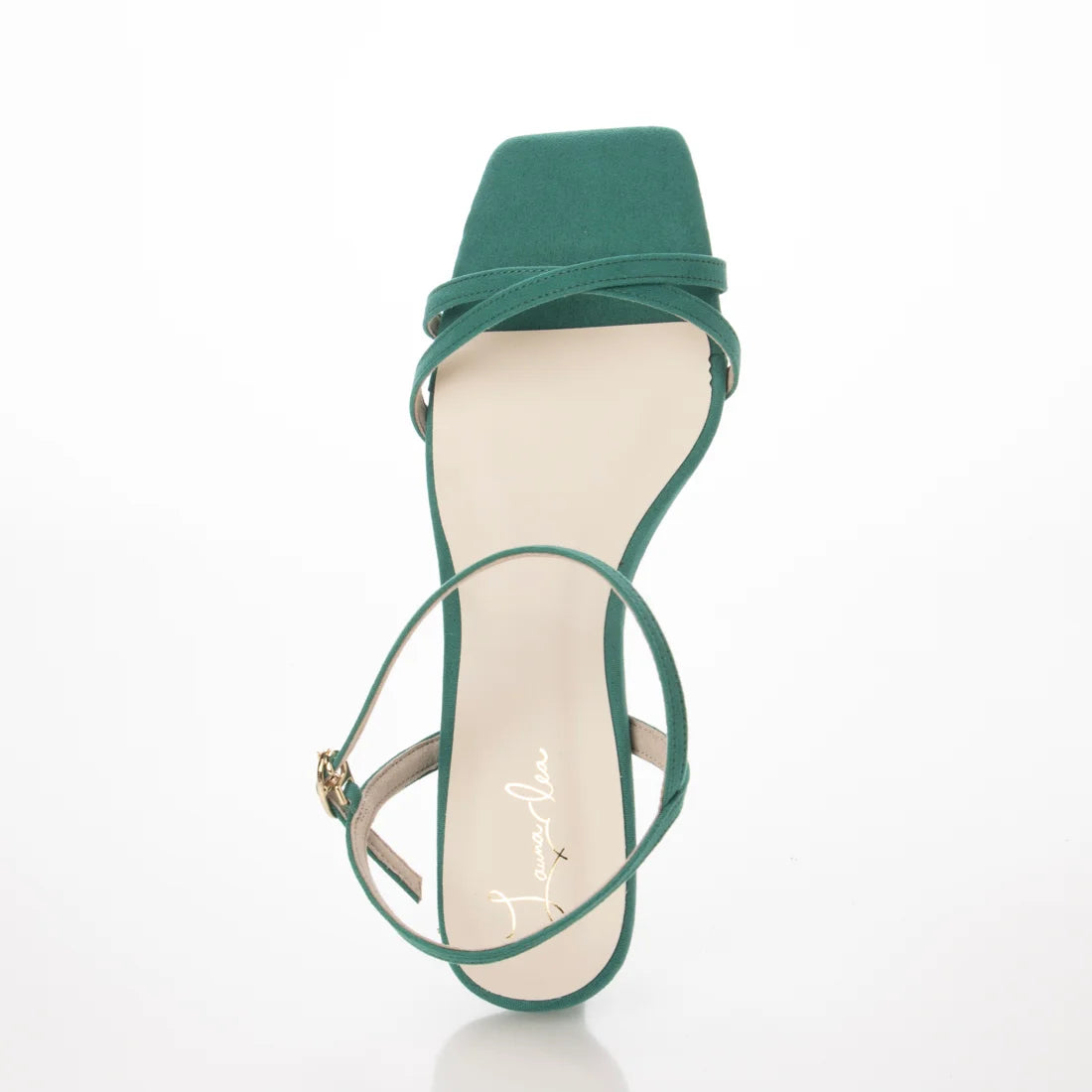 日本製 Launa Lea 雙交叉帶鞋跟涼鞋 (0517) Green S
