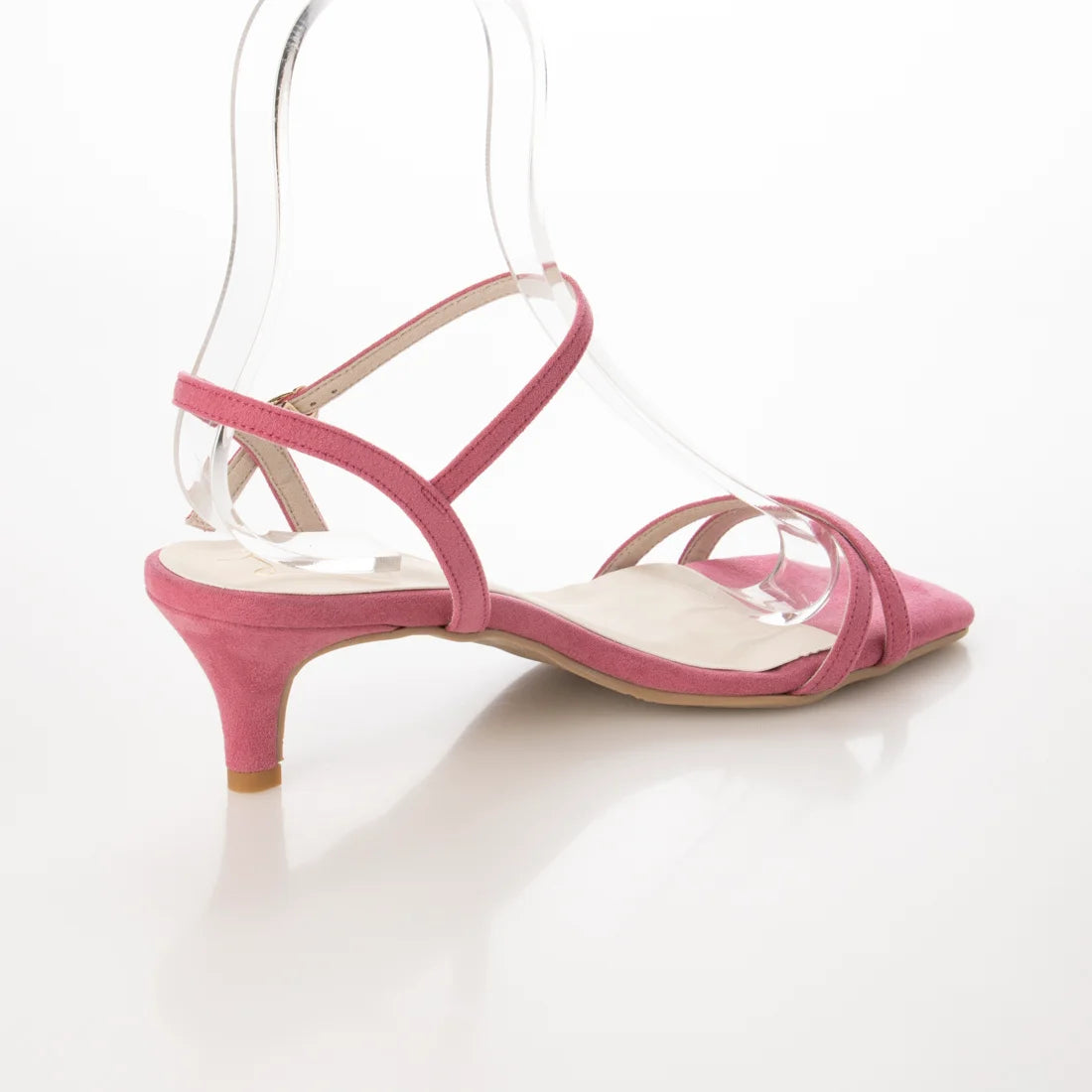 日本製 Launa Lea 雙交叉帶鞋跟涼鞋 (0517) Pink S