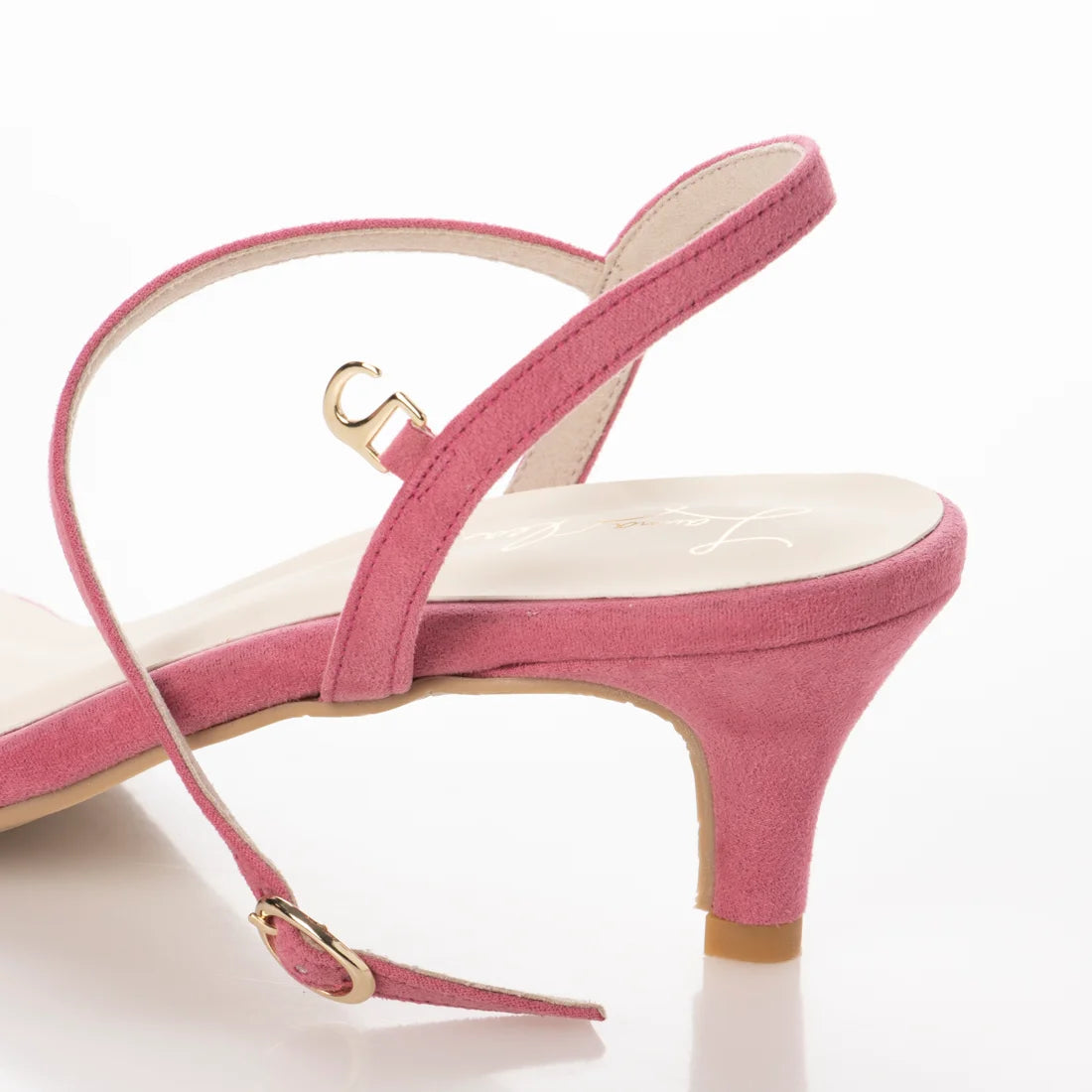 日本製 Launa Lea 雙交叉帶鞋跟涼鞋 (0517) Pink S