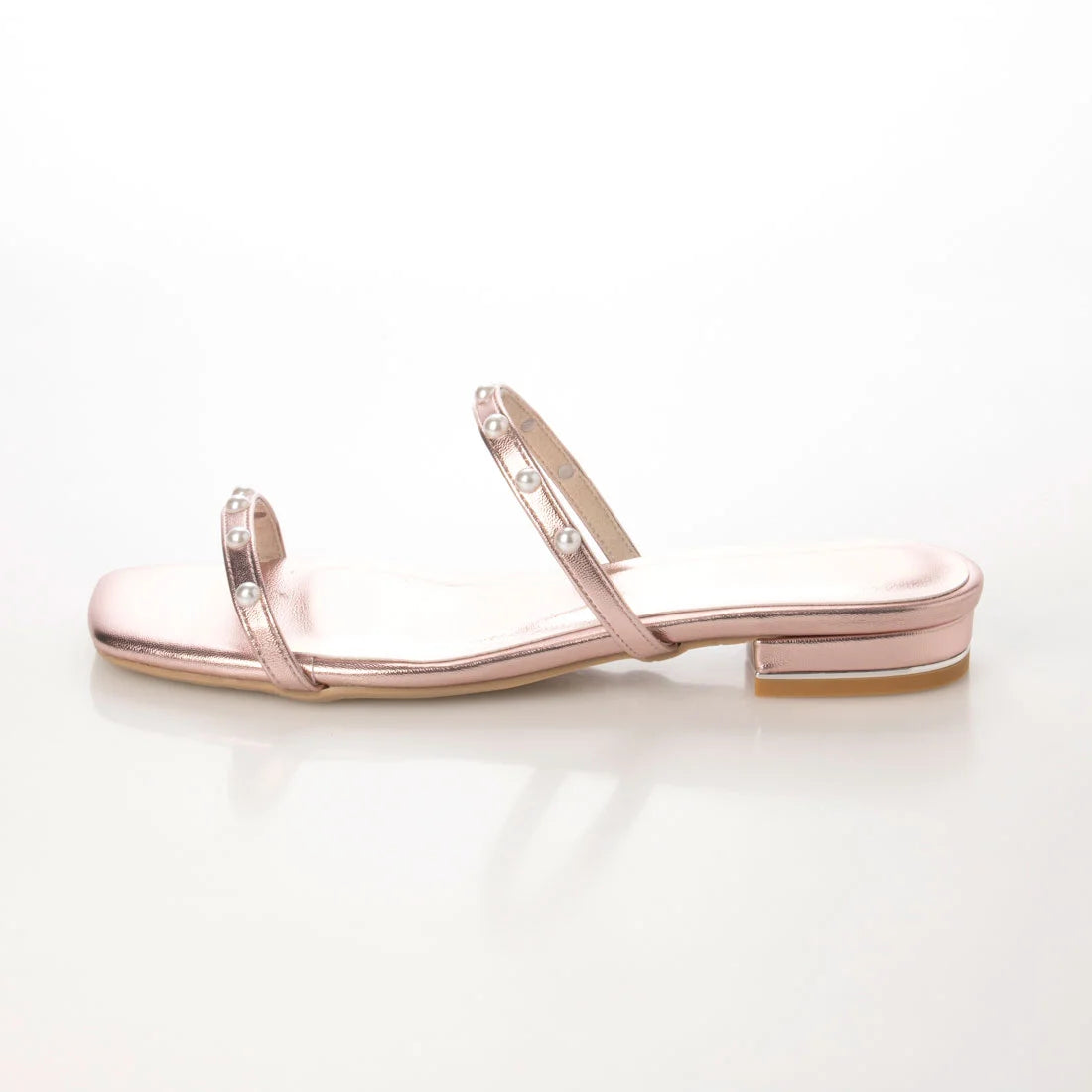 日本製 Launa Lea 珍珠雙帶涼鞋 (0518) Pink