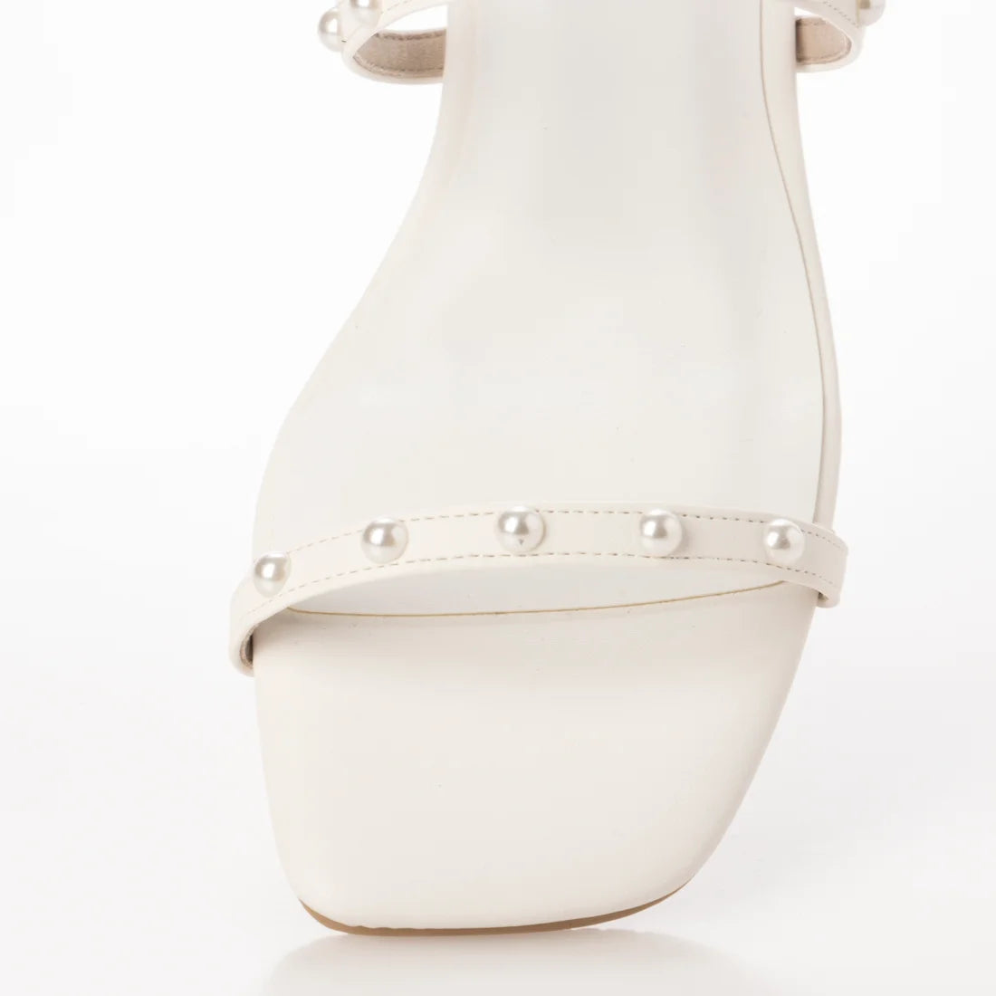 日本製 Launa Lea 珍珠雙帶涼鞋 (0518) White