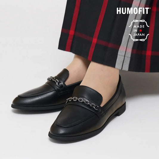 【新品預訂】日本製 Lauf Oletta {ALL-WEATHER} 防水軟鏈樂福鞋(LRH124 Black) (黑色)