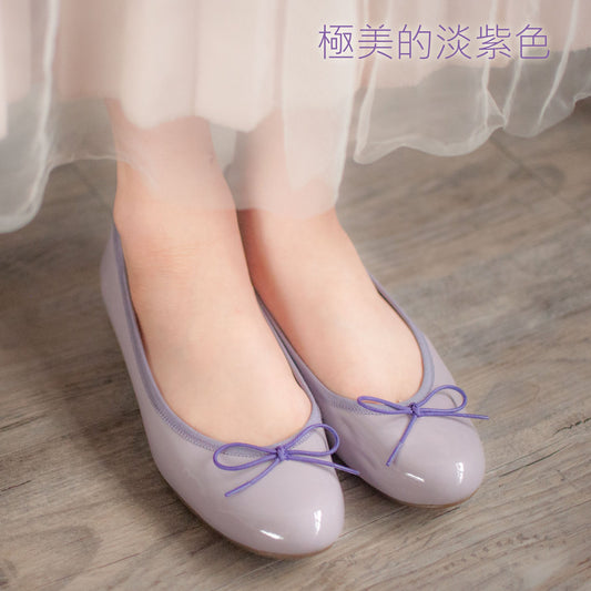 日本製Emma Francis 香港區限定淡紫色(grandioso獨家發售) 圓頭平底雨晴兼用鞋💦☔️ 🩰
