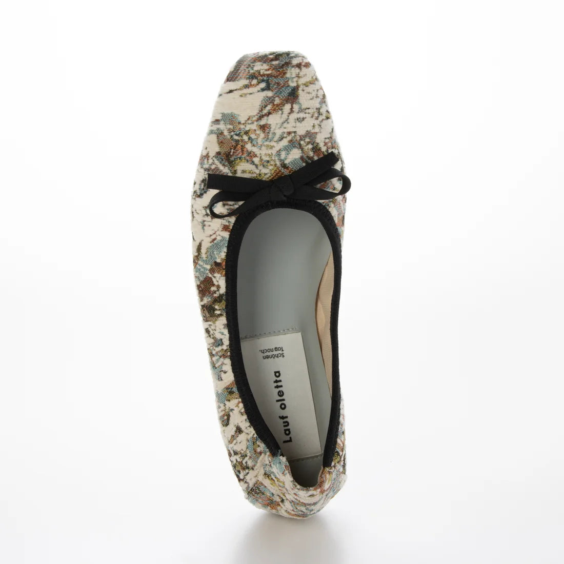 【新品預訂】日本製 Lauf Oletta柔軟褶皺無縫一體式芭蕾舞鞋 (LH109 Ivory Z/C) (象牙色)