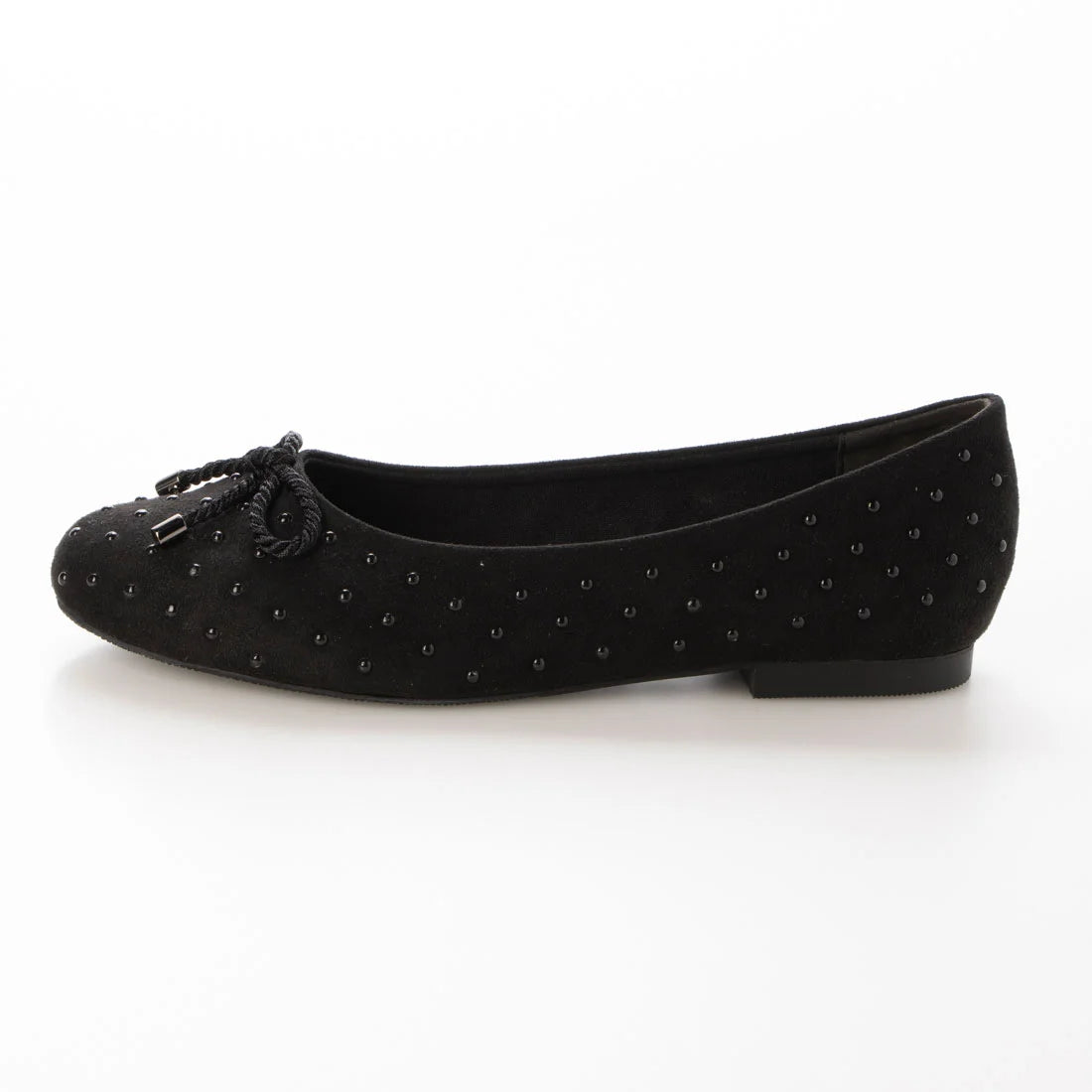 【新品預訂】日本製 Lauf Oletta 扭繩緞帶珍珠芭蕾鞋(L111 BLACK-S) (黑色)