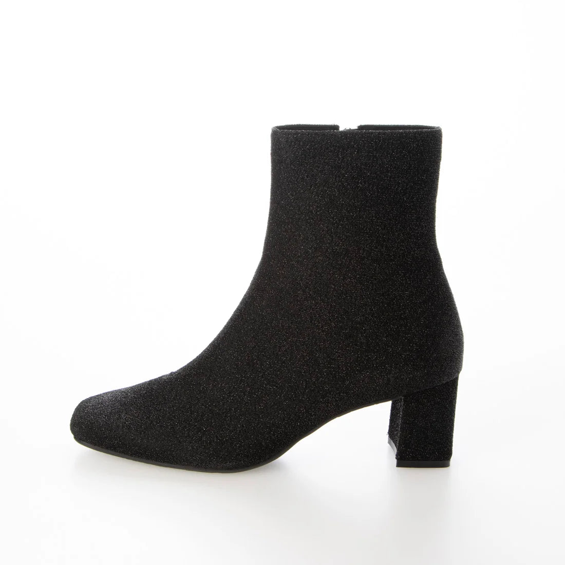 日本製 Launa Lea 6cm閃閃方頭短靴 (582)(黑色Z/Black Z)