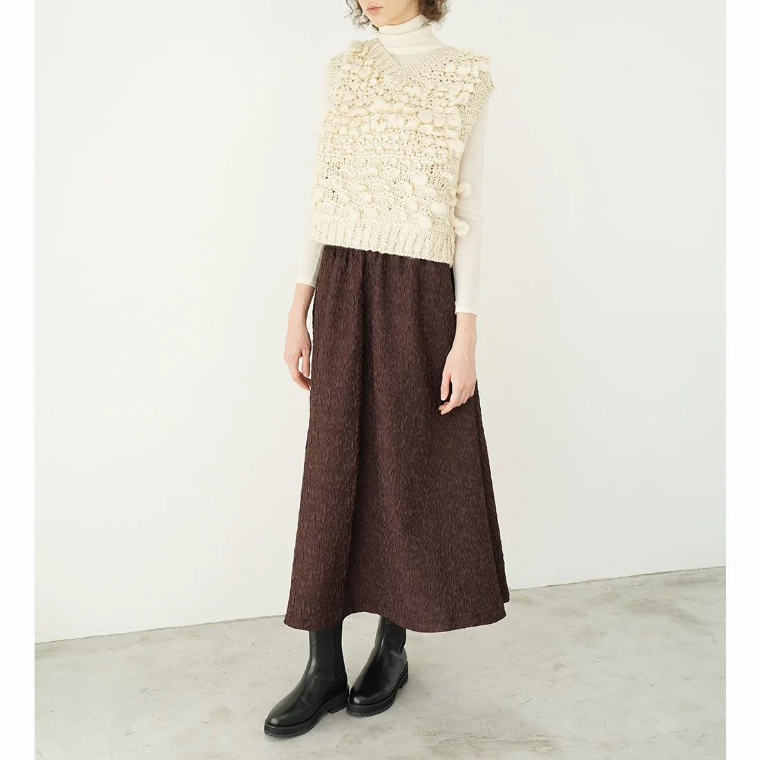 日本製 Launa Lea 側邊彈力厚底雨靴短靴 (R9018)(黑色/Black)