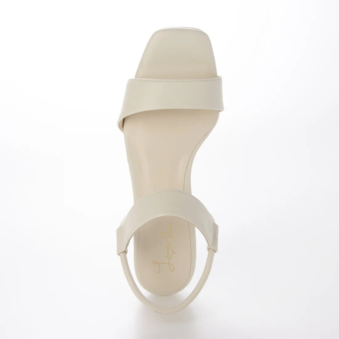 【新品預訂】日本製 Launa Lea 方頭帶子平底涼鞋(627)(象牙色/ Ivory)