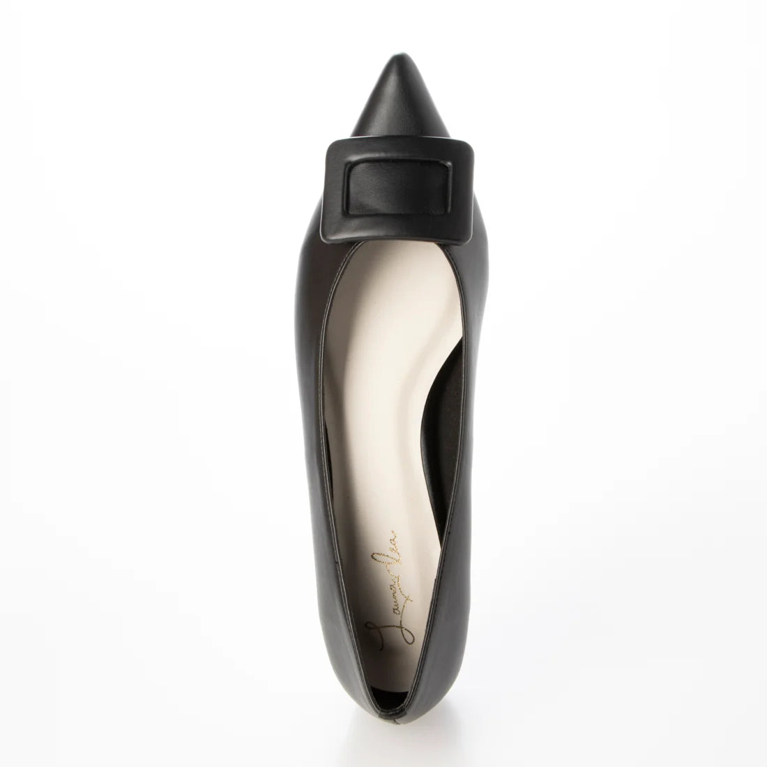 日本製 Launa lea 扣尖頭高跟鞋 (459A) (黑色/ Black)