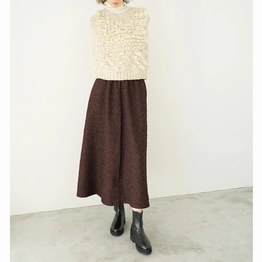 日本製 Launa Lea 側邊彈力厚底雨靴短靴 (R9018)(黑色/Black)