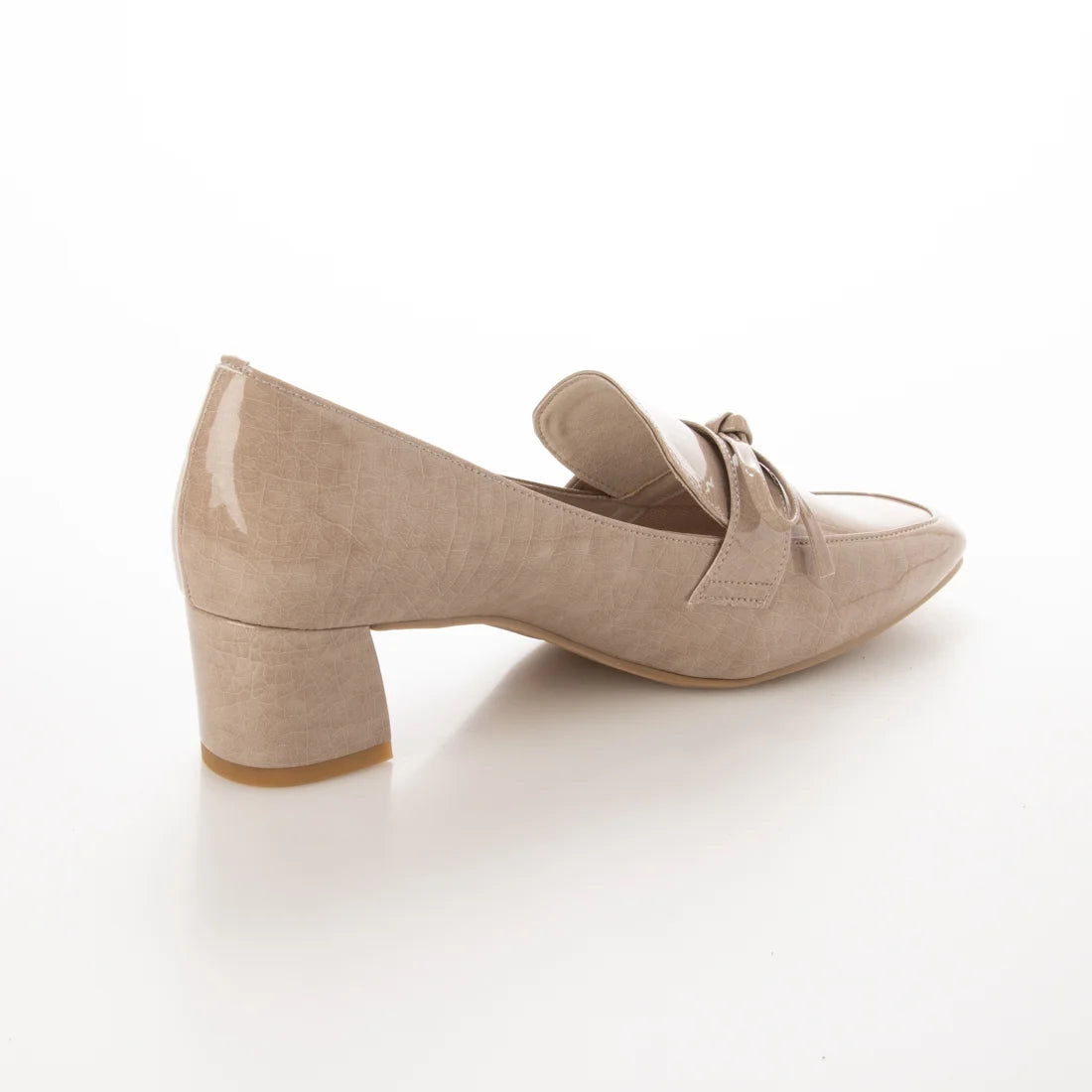 日本製 Launa lea 粗跟抗水樂福鞋 (R9008) Beige E