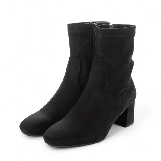 【新品預訂】Launa lea 方頭彈性短靴 (S157)(黑色S/ Black S)