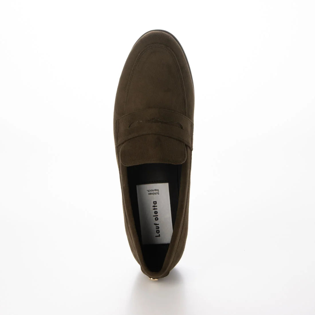 【新品預訂】日本製 Lauf Oletta 柔軟絨布樂福鞋(LH104A KHAKI-S) (卡其色)