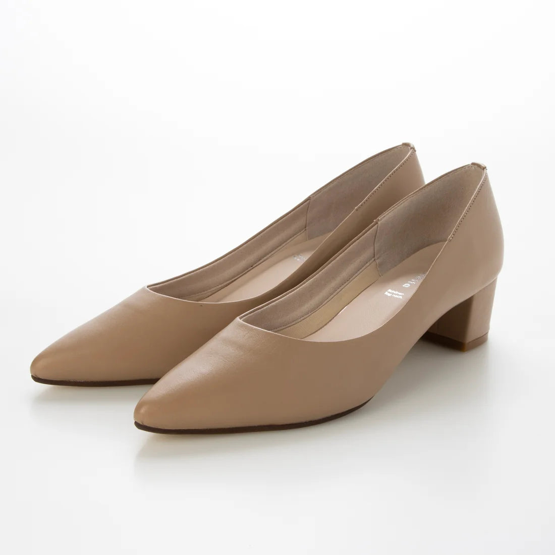 【新品預訂】日本製 Lauf Oletta {ALL-WEATHER} 4.5cm踭防水尖頭高跟鞋(LRH125 Beige) (杏色)