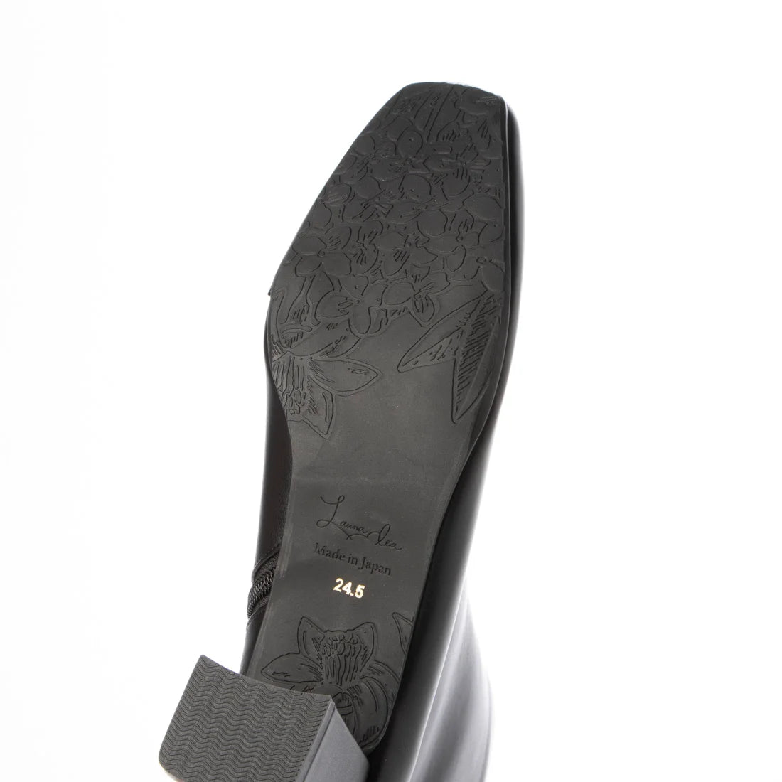 日本製 Launa Lea 6cm方頭短靴 (582)(黑色/Black)