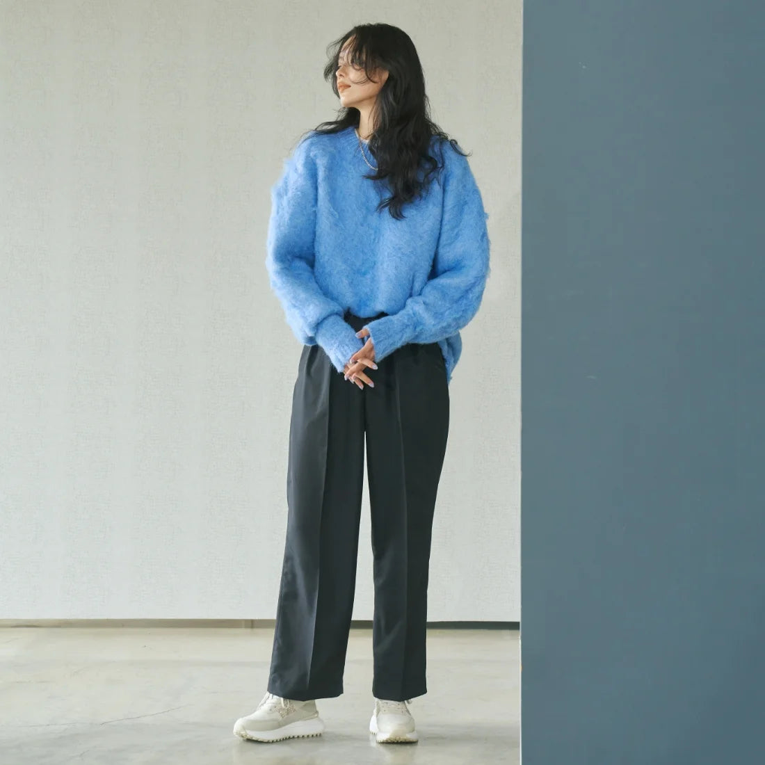 日本潮牌Lucida 杏色 Algedi 優雅亮片拼接休閒運動鞋 ( LD-128 NEBG )