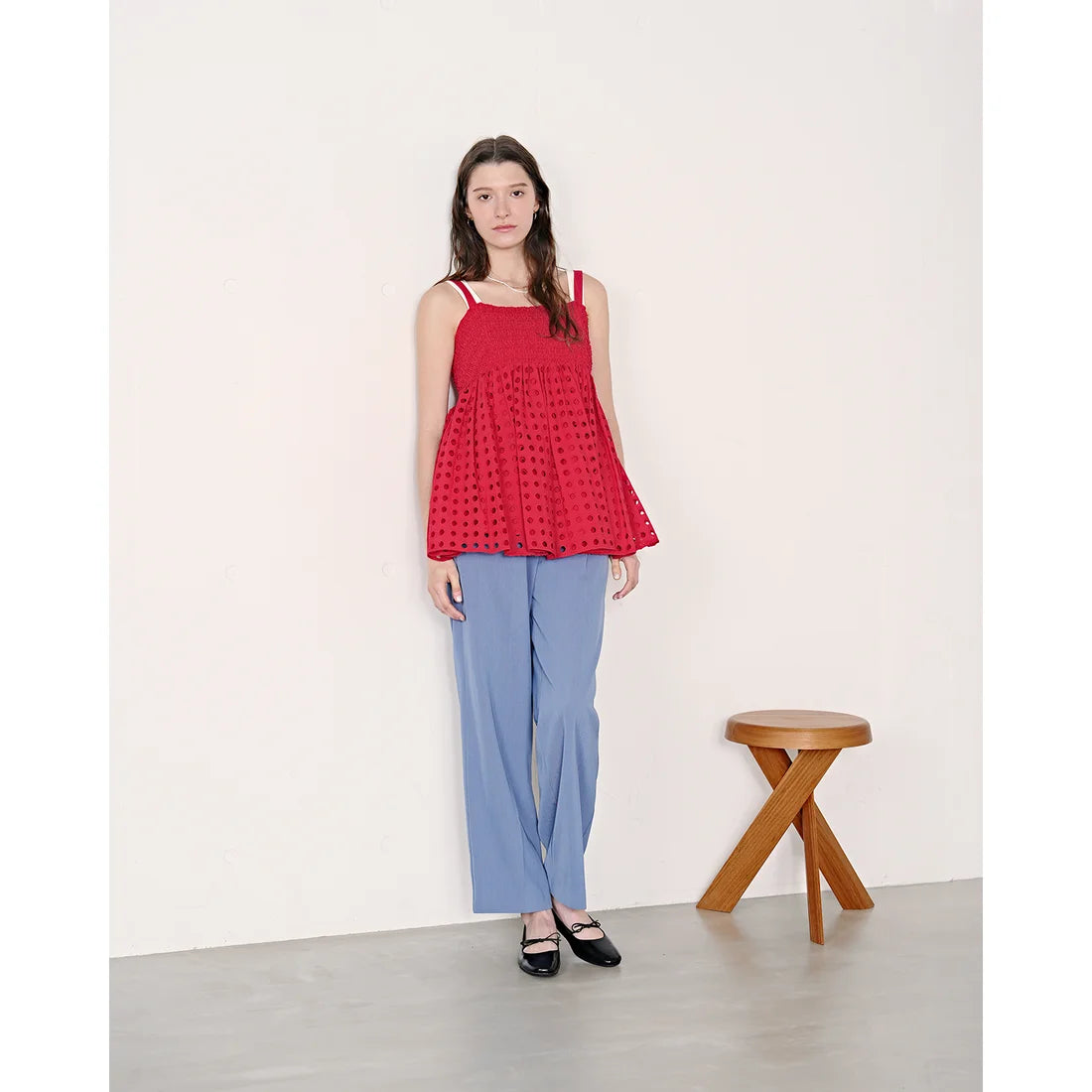 日本製 Emma Francis 金屬絲帶 2cm 高跟鞋 (黑色磨砂) 05e-M 101 BLK
