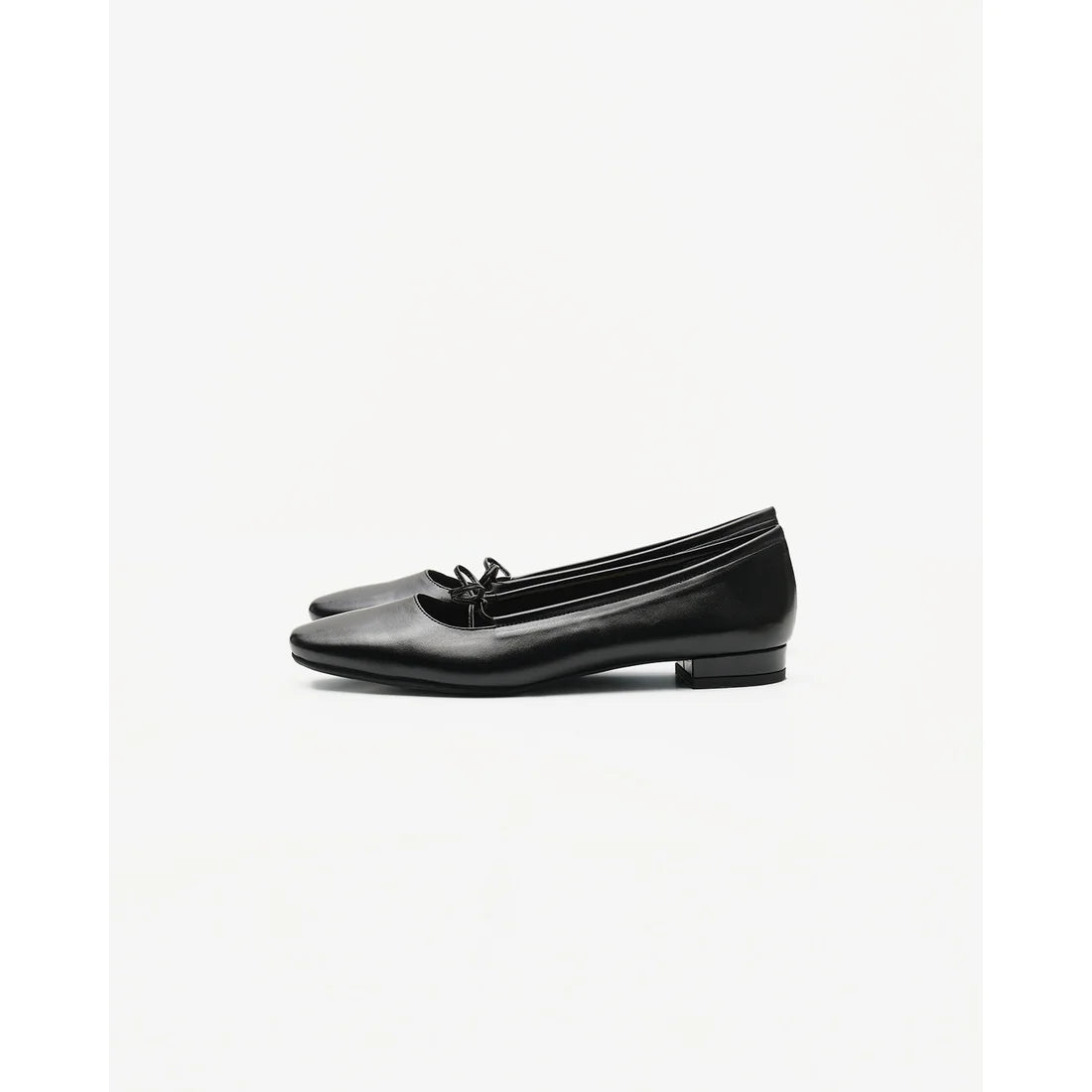 日本製 Emma Francis 金屬絲帶 2cm 高跟鞋 (黑色磨砂) 05e-M 101 BLK