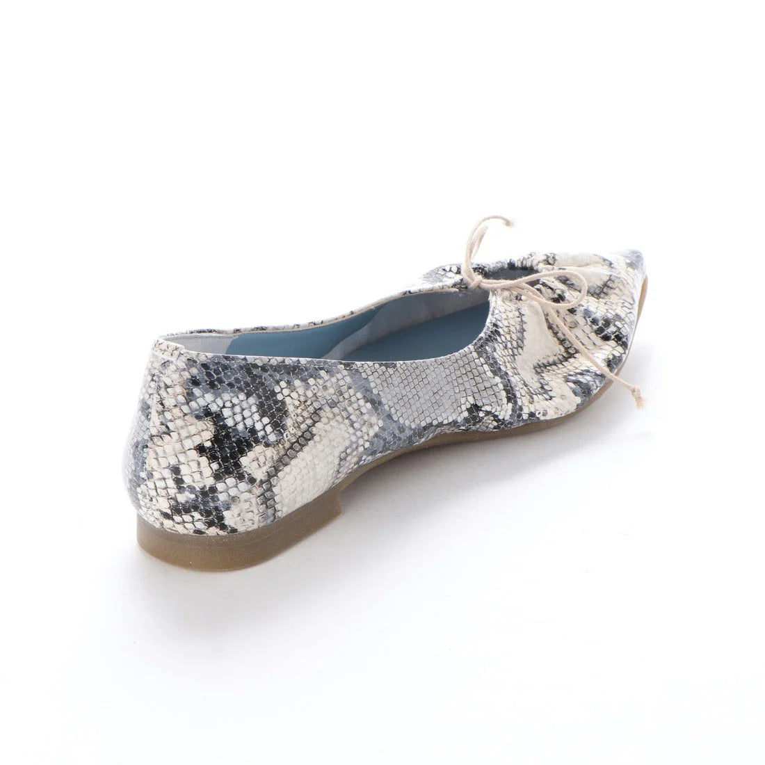 日本製 Emma Francis 尖頭平底芭蕾舞鞋 (EFx06a P368)(Python pattern smooth)(パイソン柄 スムース)